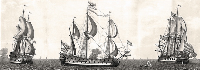 В период становления российского флота Петру I требовалось развитое мануфактурное производство, чтобы не везти из Голландии парусное полотно