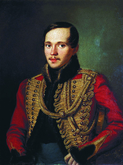 М.Ю. Лермонтов.  Портрет художника П.Е. Заболотского, 1837 г.
