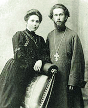 Протоиерей Николай Лавров с супругой