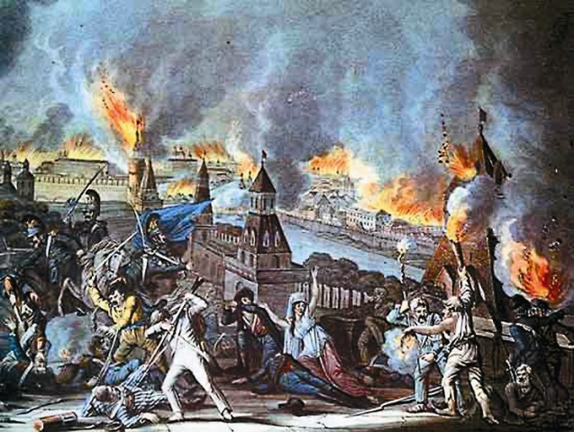 Еще один удар по обители был нанесен во время нашествия Наполеона, когда были сожжены и разграблены почти все храмы монастыря, кроме соборного. 