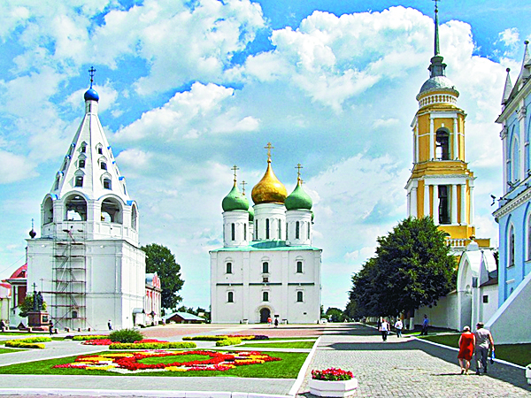 генеральный план благоустройства Соборной площади Коломенского кремля 
