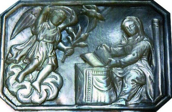 Коробочка-реликварий с образом Благовещения привезена Н.В. Гоголем из Иерусалима